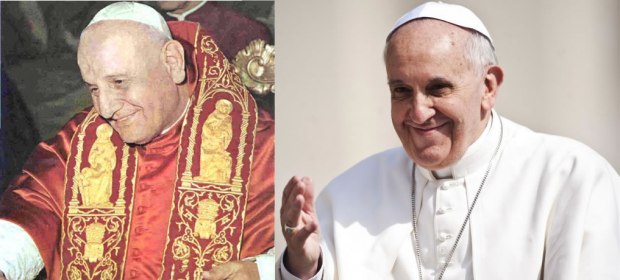Papa João XXIII e Papa Francisco